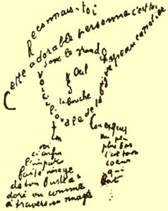 Calligramme apollinaire