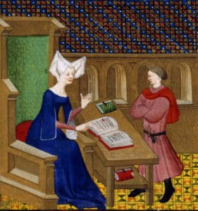 Christine de Pisan et son fils